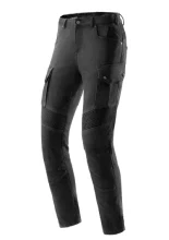 Jeansy motocyklowe Rebelhorn Faster czarne + Gratisy