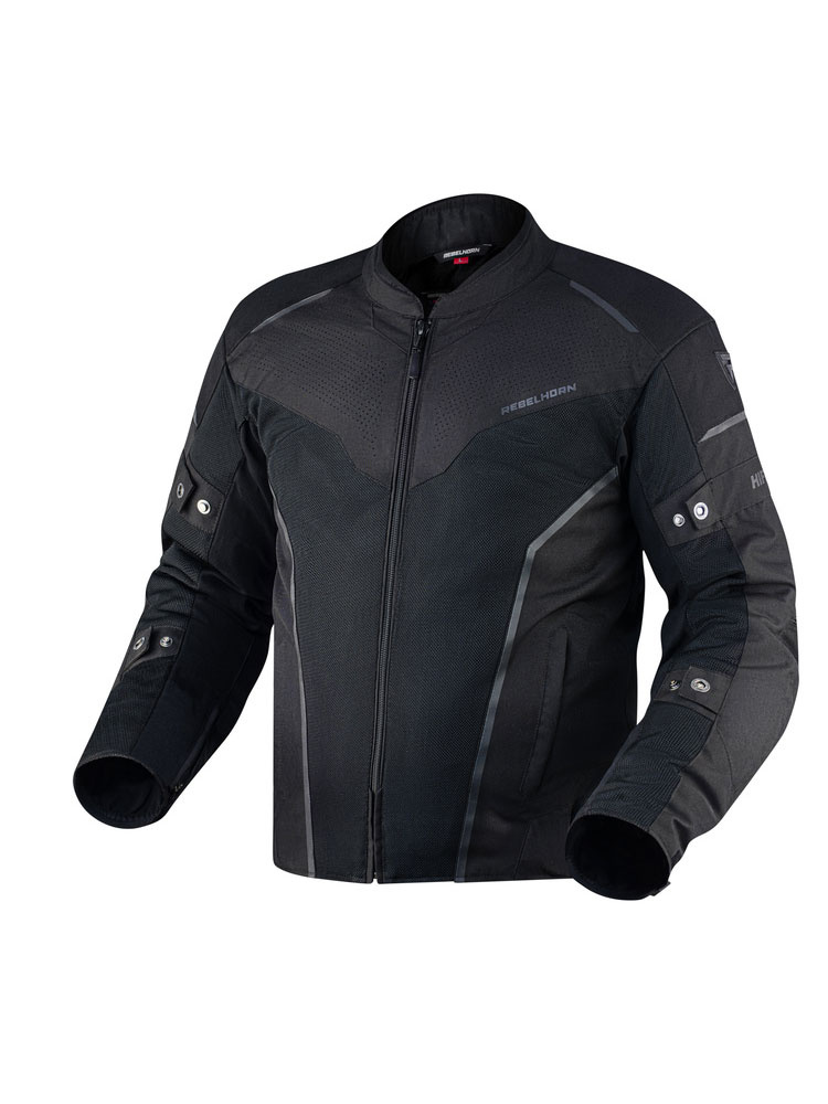 Kurtka motocyklowa Rebelhorn Hiflow IV czarna – Opinie – rebelhorn