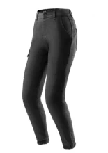 Jeansy motocyklowe damskie Rebelhorn Faster czarne + Gratisy