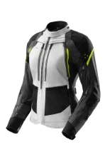 Kurtka motocyklowa damska tekstylna Rebelhorn Hardy 3.0 czarno-szaro-żółta + Gratisy