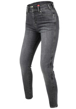 Jeansy motocyklowe damskie Rebelhorn Classic III Skinny Fit szare